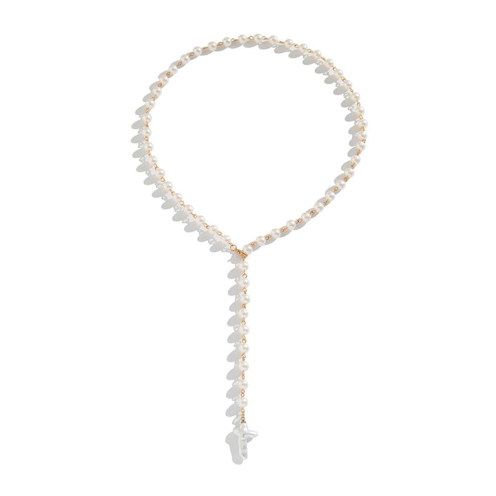 Gold-Plated Pearls Beaded Necklace