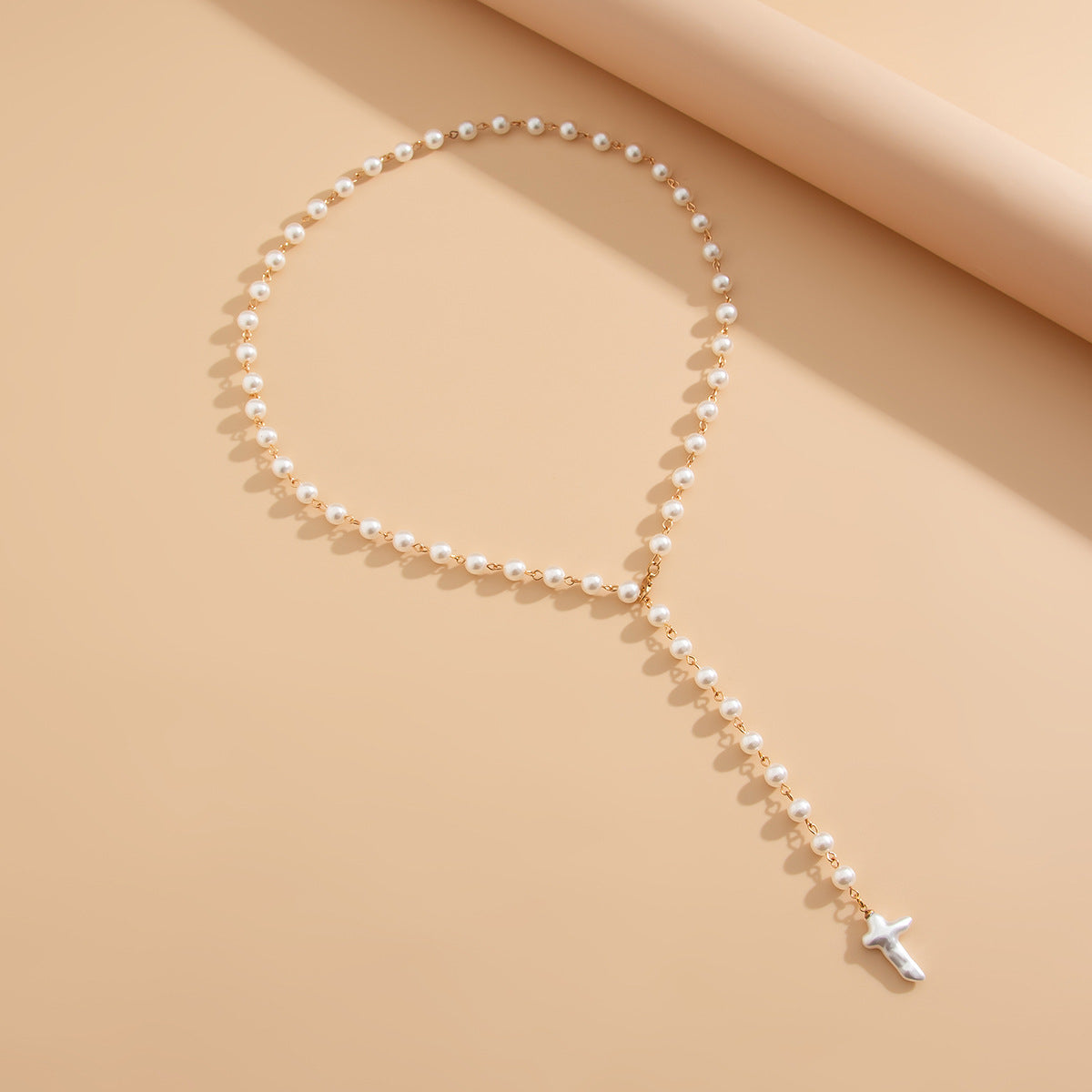 Gold-Plated Pearls Beaded Necklace