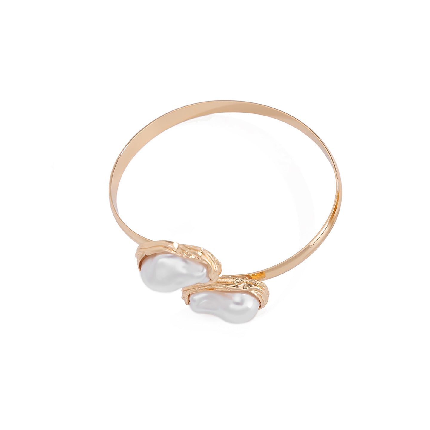 Gold Plated Pearls Studded Jewellery Set