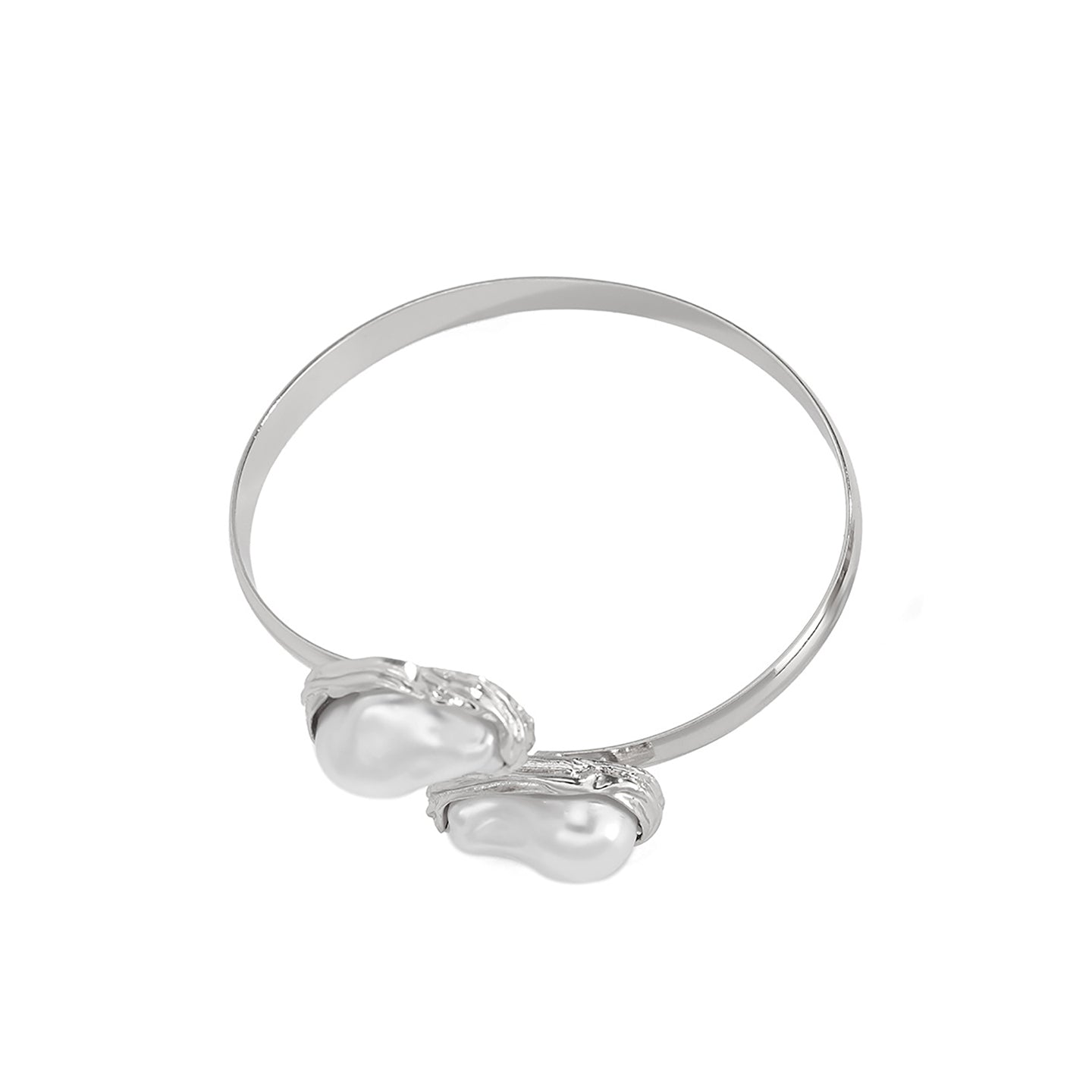 Silver-Plated Open Necklace