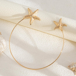 Gold-Plated Open Minimal Necklace