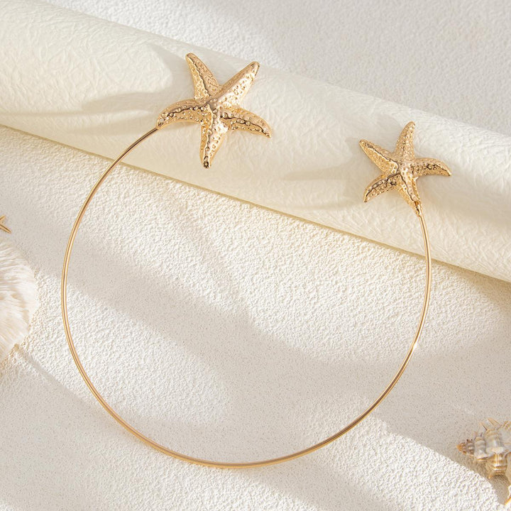 Gold-Plated Open Minimal Necklace