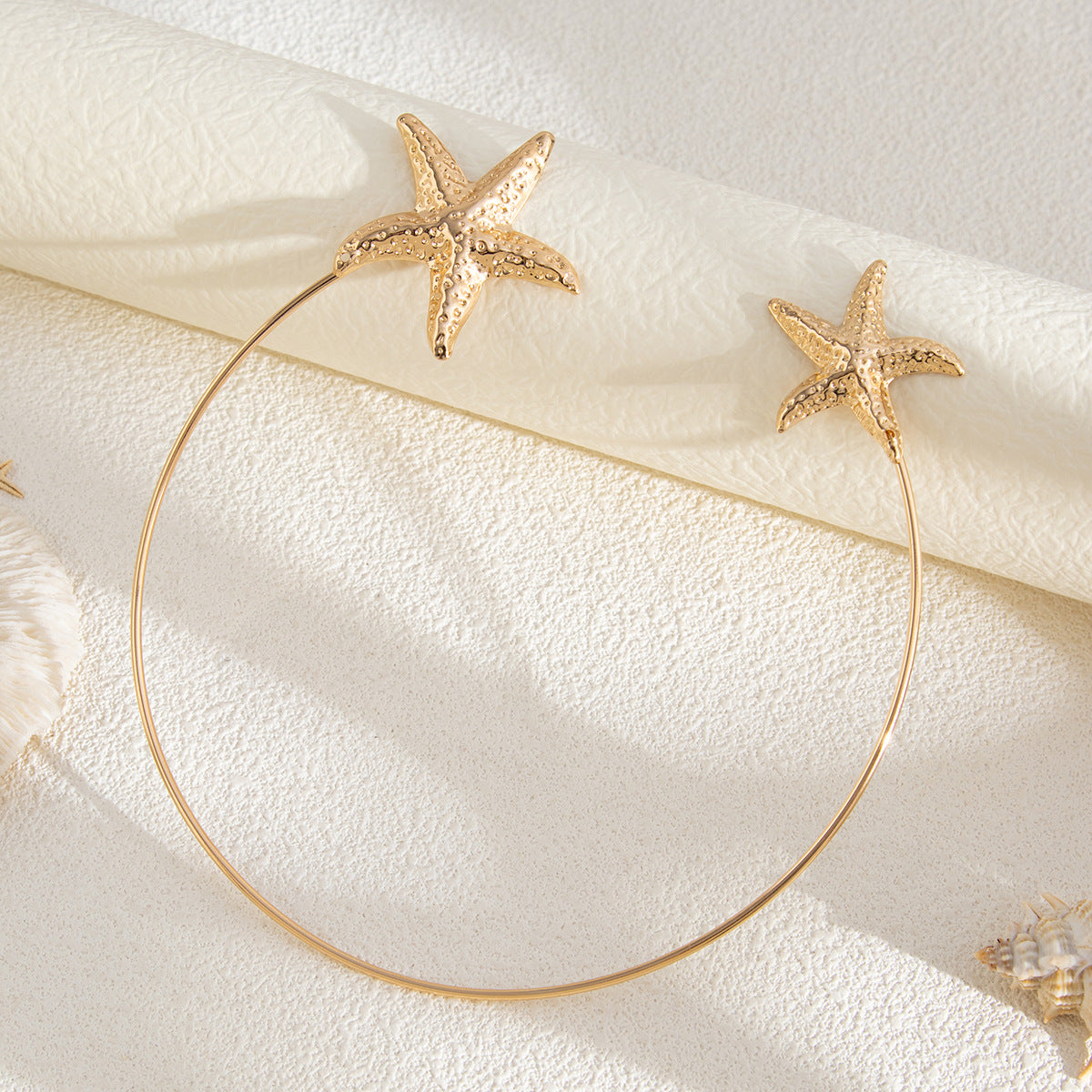 Gold-Plated Open Minimal Necklace