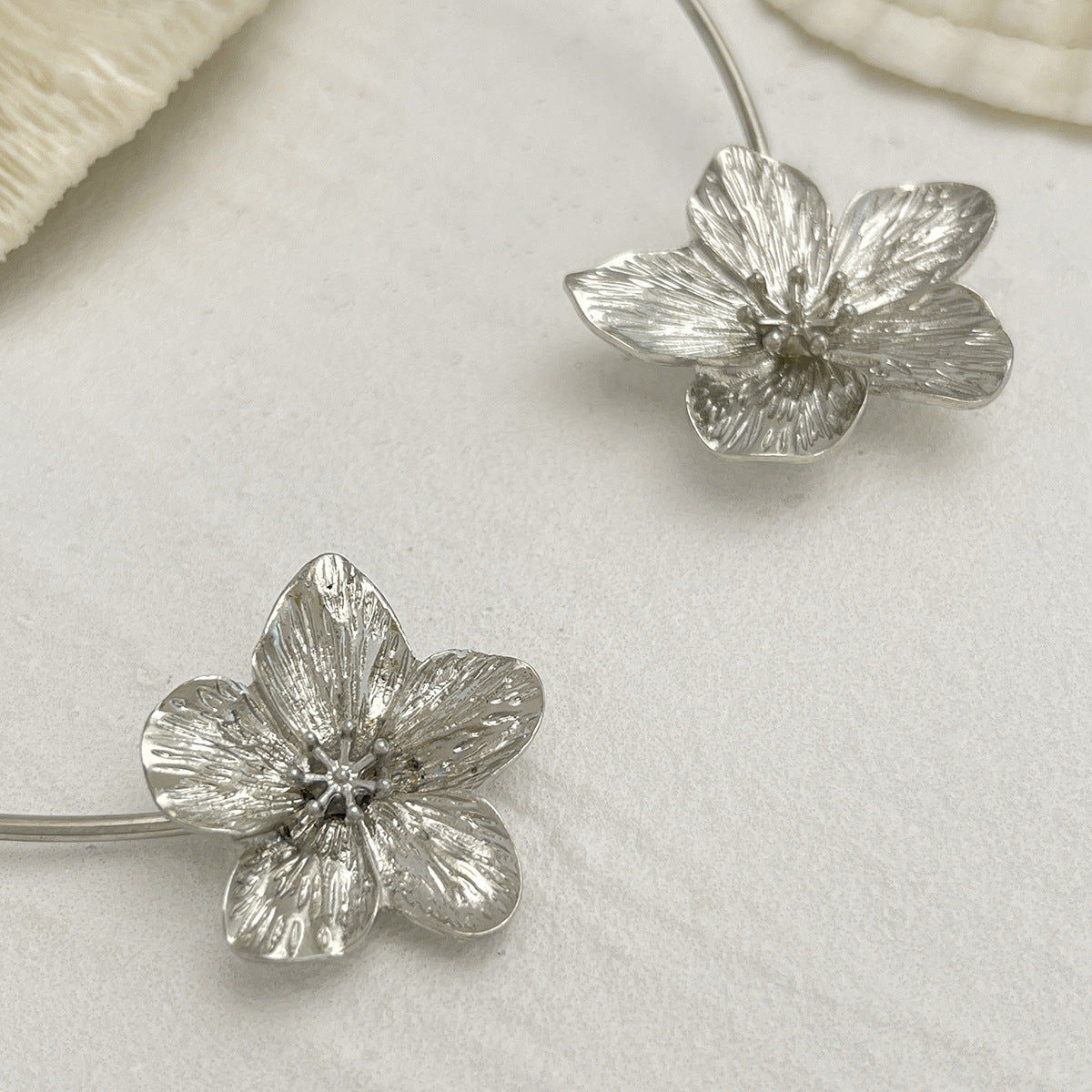 Silver-Plated Open Necklace