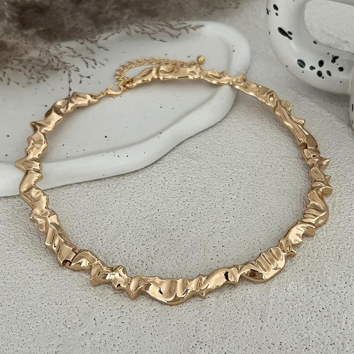 Gold-Plated Statement Necklace