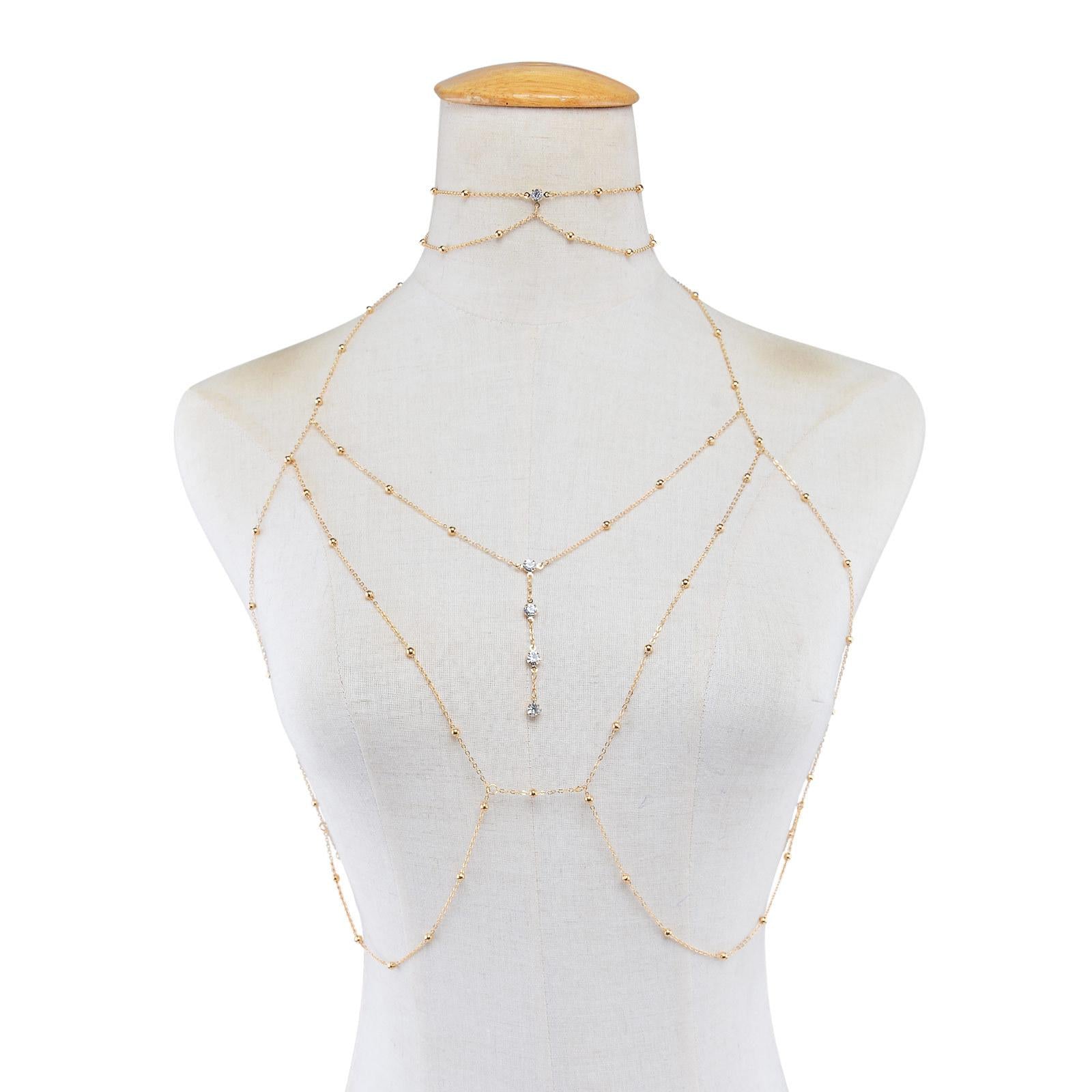 Gold-Plated Body Chain