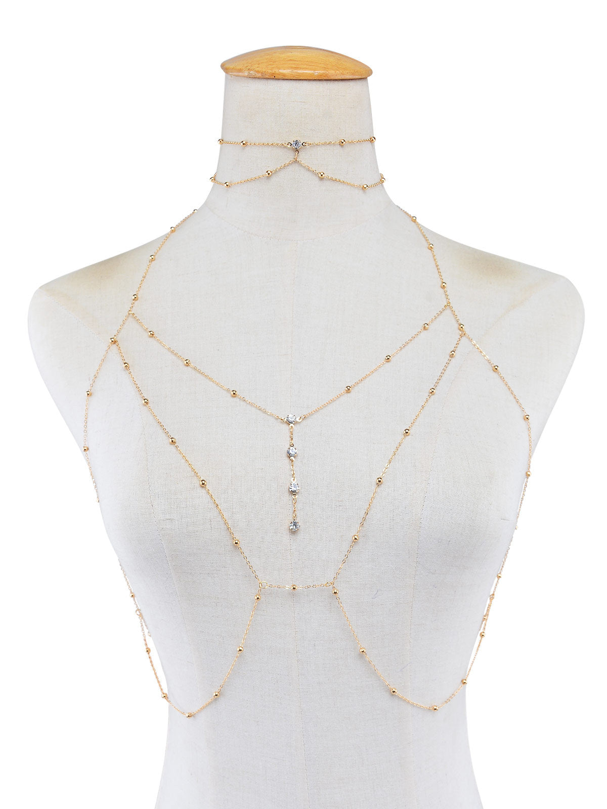 Gold-Plated Body Chain