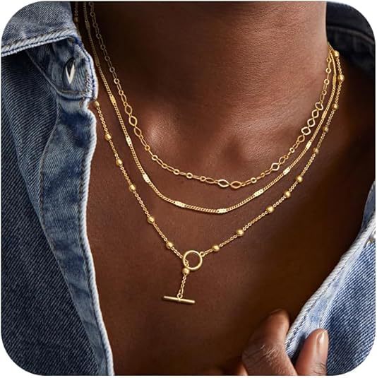 Gold-Plated Layered Chain