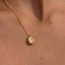 Gold-Plated Teardrop Shaped Chain