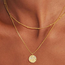 Gold-Plated Layered Chain