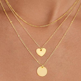 Gold-Plated Layered Chain