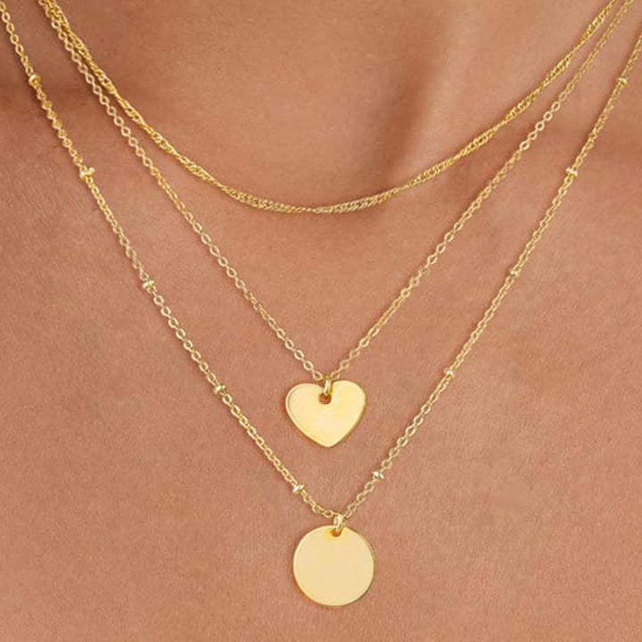 Gold-Plated Layered Chain
