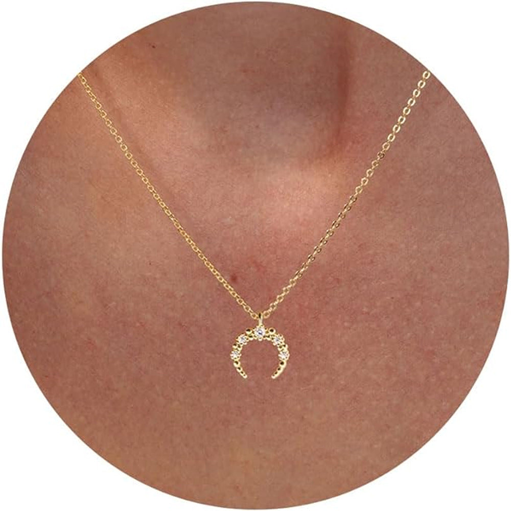 Brass Gold-Plated Cubic Zirconia Studded Chain