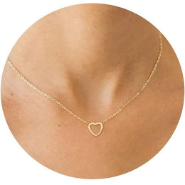 Brass Gold-Plated Heart Shaped Chain