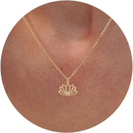 Gold Toned Gold Plated Cubic Zirconia Studded Brass Necklace