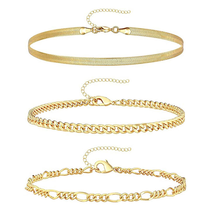 Women Gold-Plated Link Bracelet