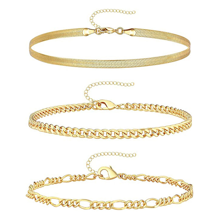 Women Gold-Plated Link Bracelet
