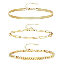 Women Gold-Plated Link Bracelet