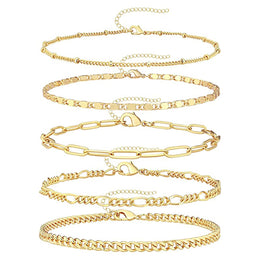 Women Gold-Plated Link Bracelet