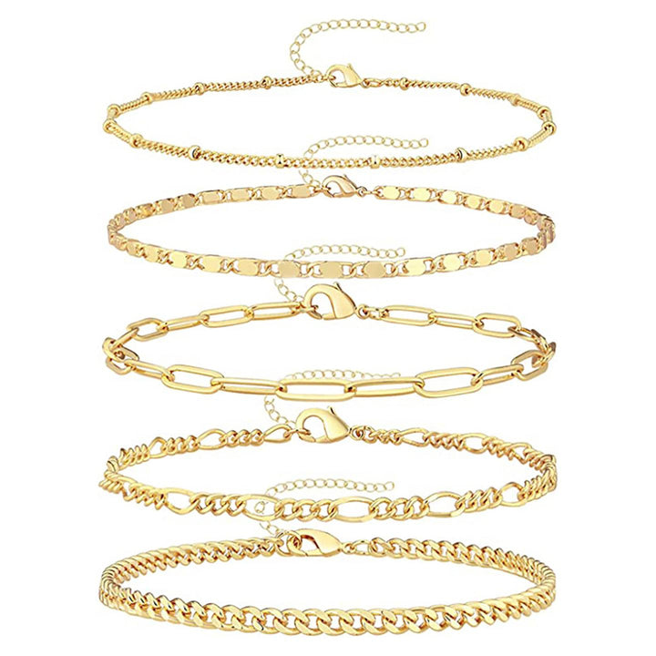 Women Gold-Plated Link Bracelet