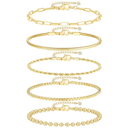 Women Gold-Plated Link Bracelet