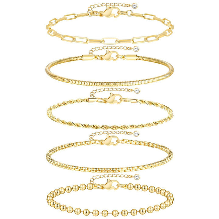 Women Gold-Plated Link Bracelet