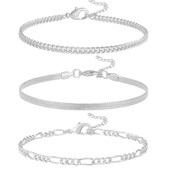 Women Silver-Plated Link Bracelet