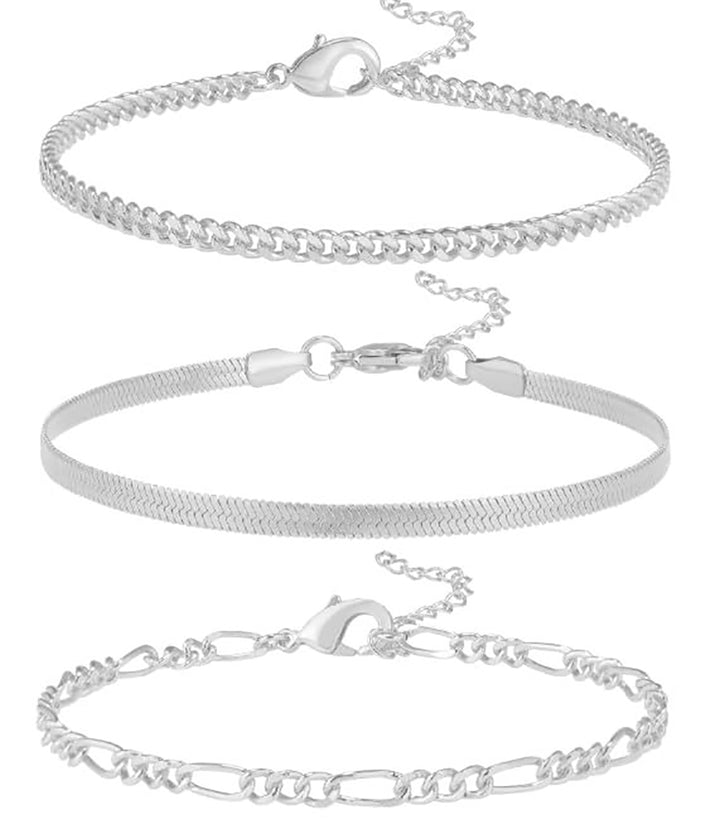 Women Silver-Plated Link Bracelet