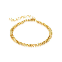 Women Gold-Plated Link Bracelet
