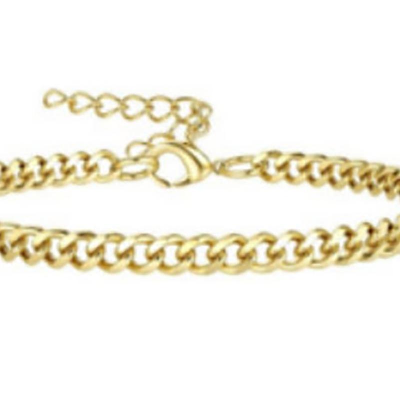Women Gold-Plated Link Bracelet
