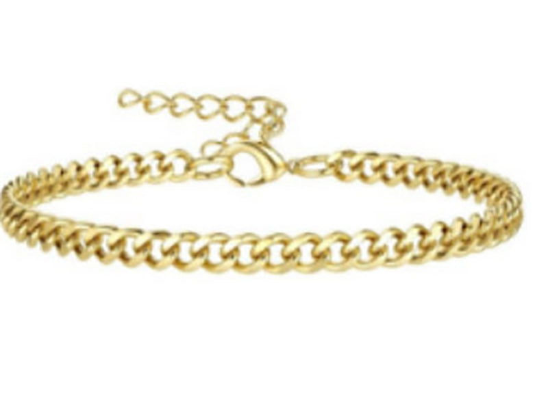 Women Gold-Plated Link Bracelet