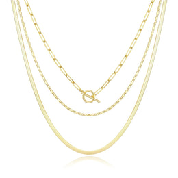 Stainless Steel Gold-Plated Chain
