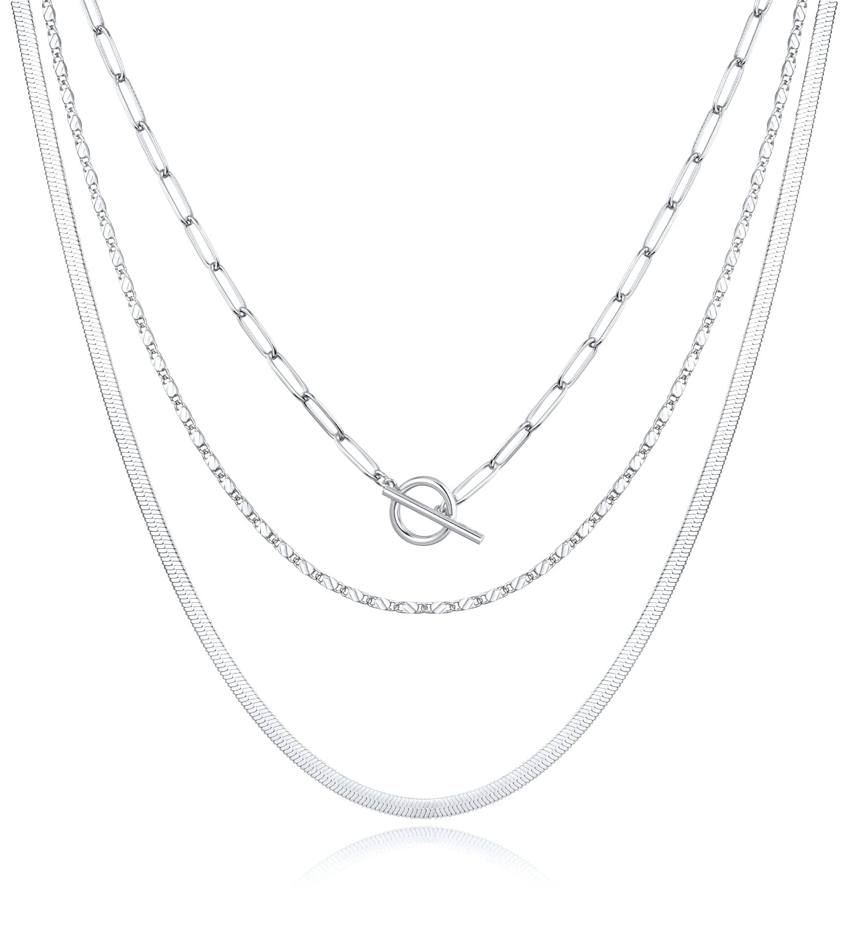Silver-Plated Link Chain
