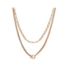 Rose Gold-Plated Stainless Steel Chain