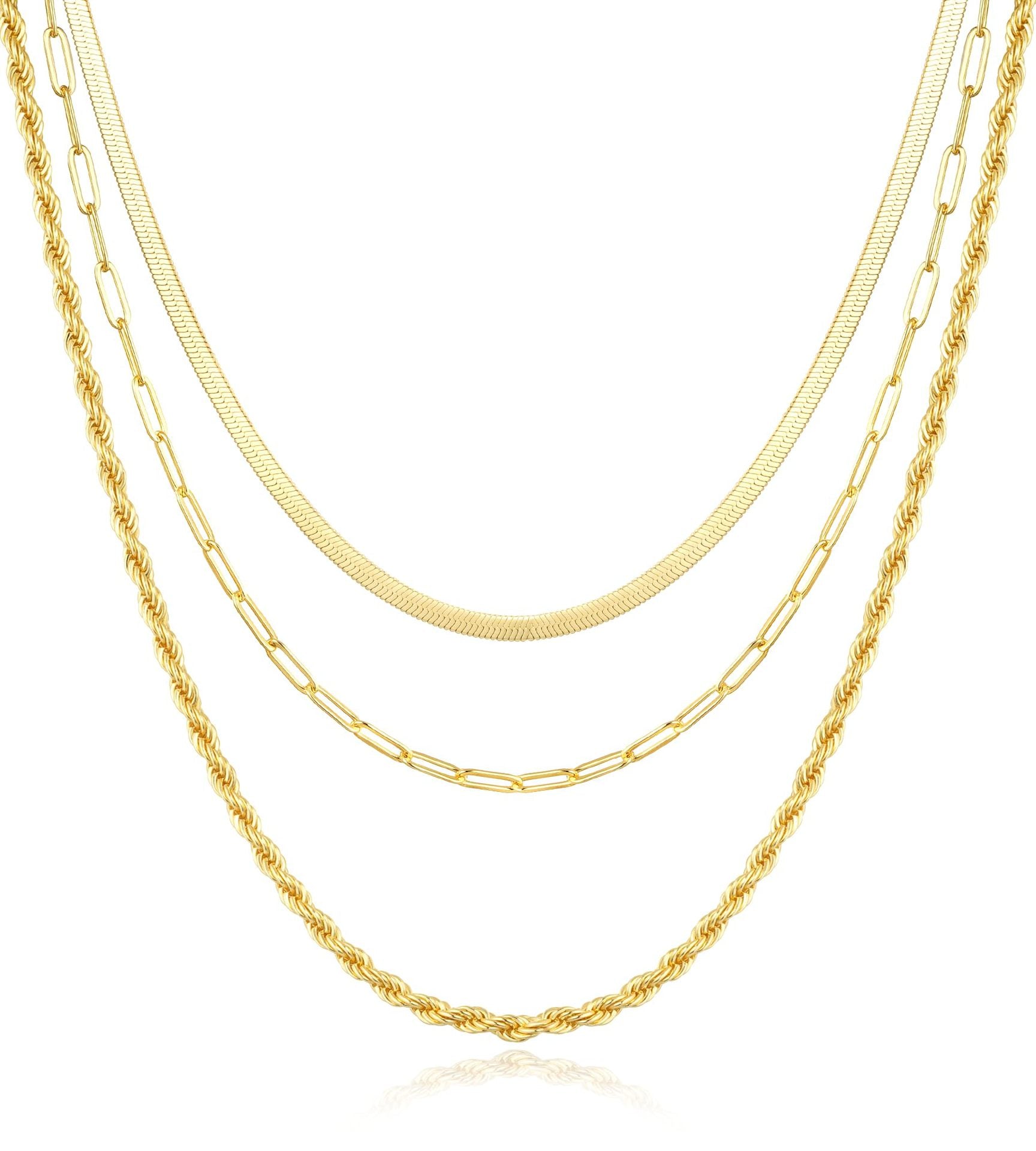 Stainless Steel Gold-Plated Link Chain