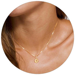 Gold-Plated Pendant With Chain
