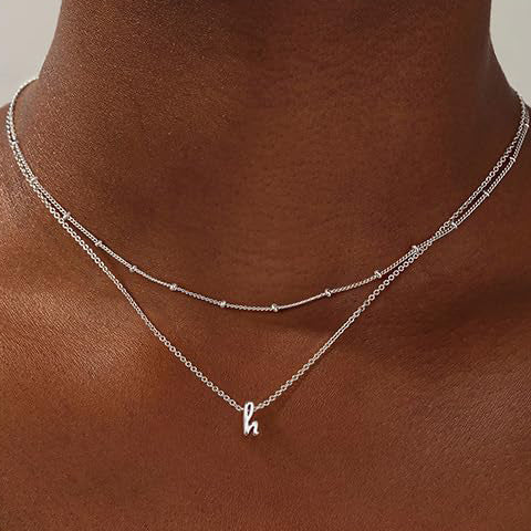 Silver-Plated Layered Necklace