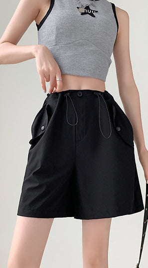 Solid Mid-Rise Regular Shorts