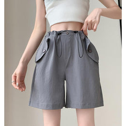 Solid Mid-Rise Regular Shorts