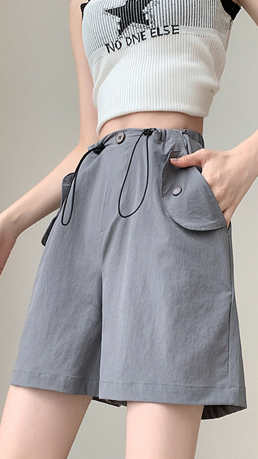 Solid Mid-Rise Regular Shorts