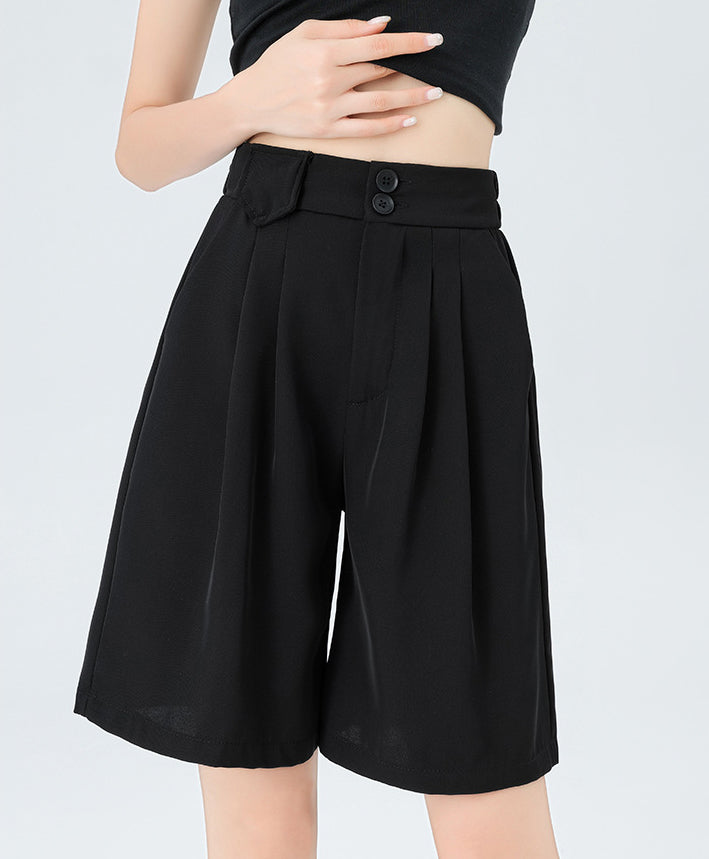 Solid Mid-Rise Regular Shorts