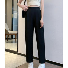 Solid Mid-Rise Regular Trousers