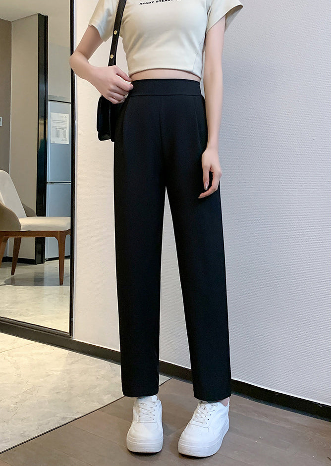 Solid Mid-Rise Regular Trousers