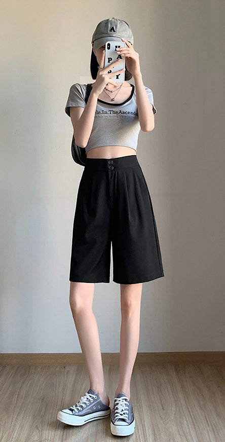 Solid Mid-Rise Regular Shorts