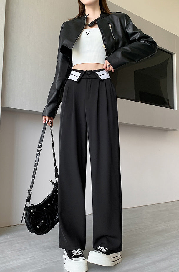 Women Straight Fit Easy Wash Trousers