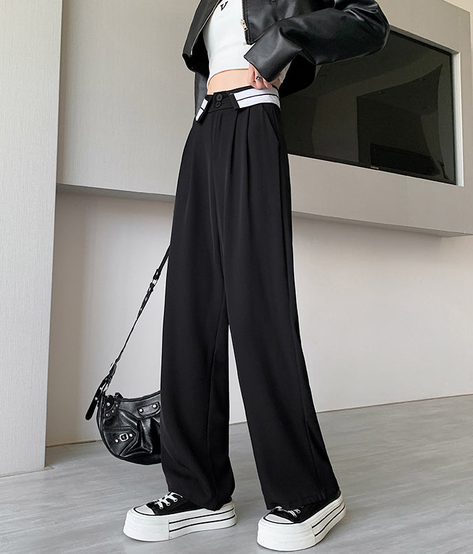 Women Straight Fit Easy Wash Trousers