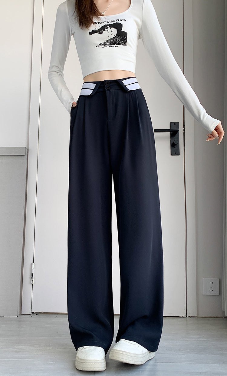 Solid Mid-Rise Regular Trousers