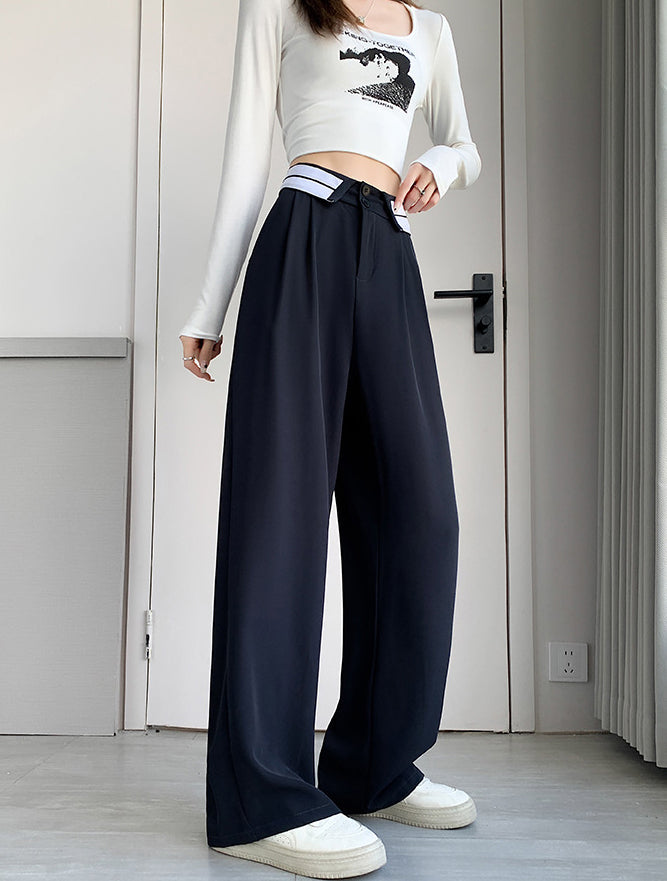 Solid Mid-Rise Regular Trousers