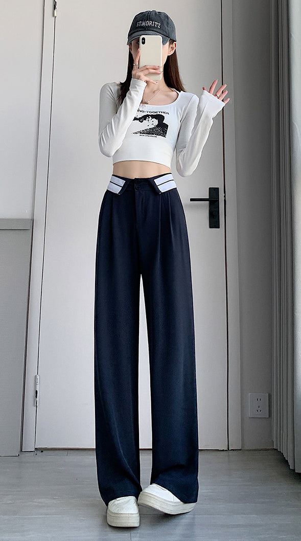 Solid Mid-Rise Regular Trousers