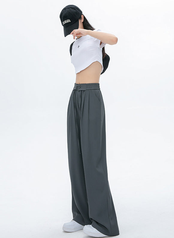 Solid Mid-Rise Regular Trousers